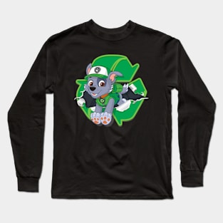 Green Color Photo Long Sleeve T-Shirt